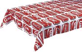Nappe Coca-Cola - Nappe - Toile cirée - Rétro - Boîte Coca-Cola - 140 cm x 180 cm