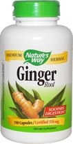Gember wortel 550 mg (180 Capsules) - Nature's Way