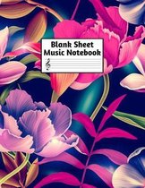 Blank Sheet Music Notebook