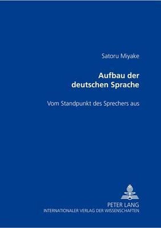 Aufbau Der Deutschen Sprache - cover