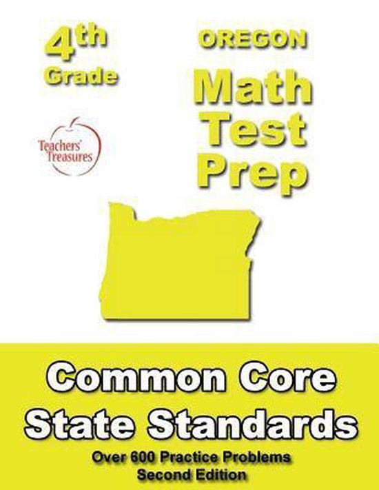 Oregon 4th Grade Math Test Prep - cover
