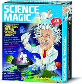 4M KidzLabs SCIENCE: MAGIC SCIENCE, contient des attributs et des instructions détaillées pour effectuer 12 tours de magie scientifiques, boîte 17x22x6cm, 8+