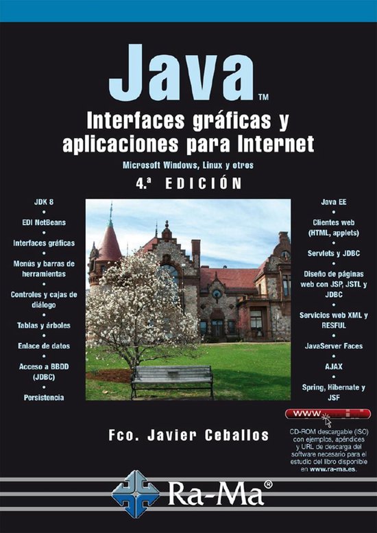 JAVA. Interfaces gráficas y aplicaciones para Internet (4ª ... - cover
