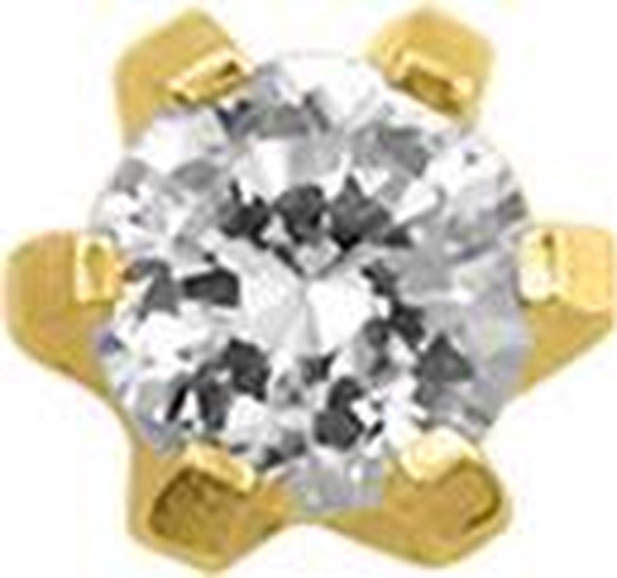 Clou De Nez Droit Jewellerybox - Boule 1,5mm En Or Jaune 9 Carats - Neuf