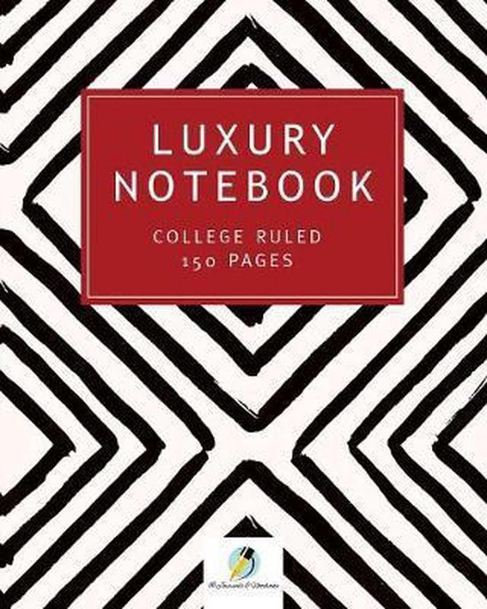 Luxury Notebook College Ruled 150 Pages - cover