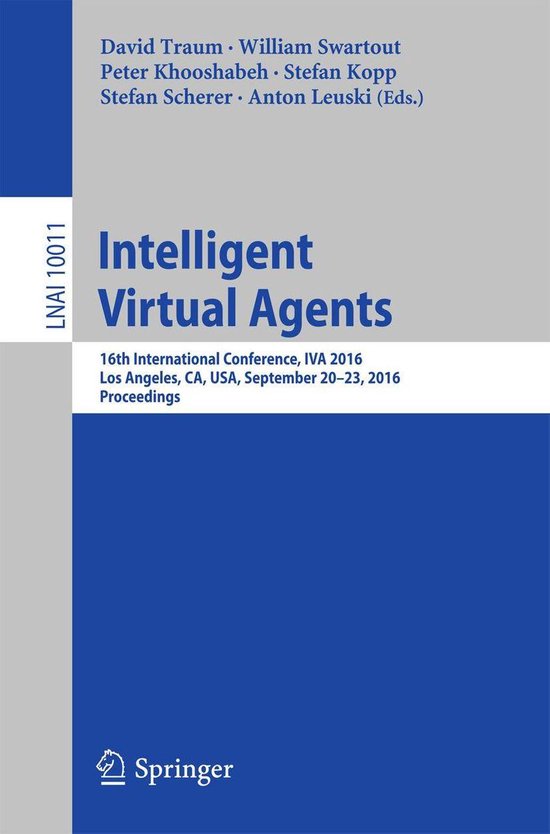 Springer Nature Proceedings Computer Science - Intelligent V ... - cover
