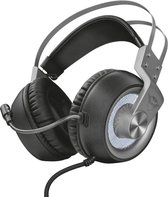 Trust GXT 4376 Ruptor 7.1 - Gaming Headset - PC Gamen - Zwart Zilver- LED- 7.1 Surround Geluid