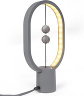 DesignNest Heng Balance Lamp Mini - Ellipse - Lichtgrijs - 14x5,5x24,5 cm