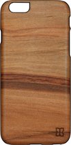 Man & Wood Back Case Echt Hout - Geschikt voor Apple iPhone 6/6S (4.7") - Cappucino