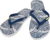 Sinner Obi Heren Slippers - Blauw/Wit - Maat 42