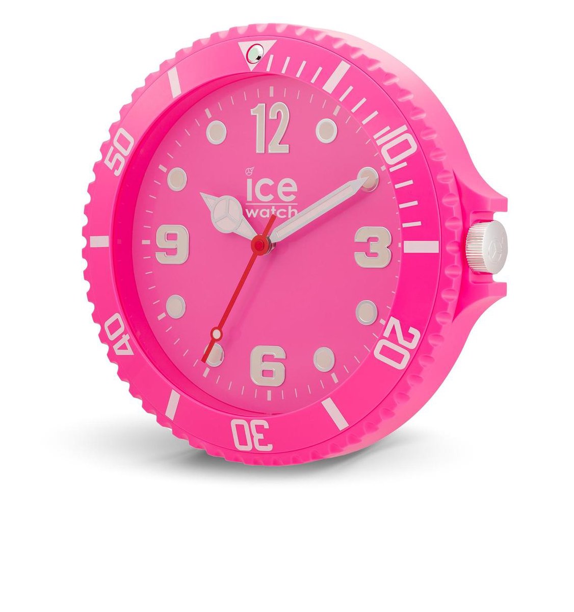 Schema Broers en zussen Opgewonden zijn Wall clock - Neon Pink - 28 cm | bol.com