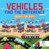Vehicles Find the Difference Books for Boys