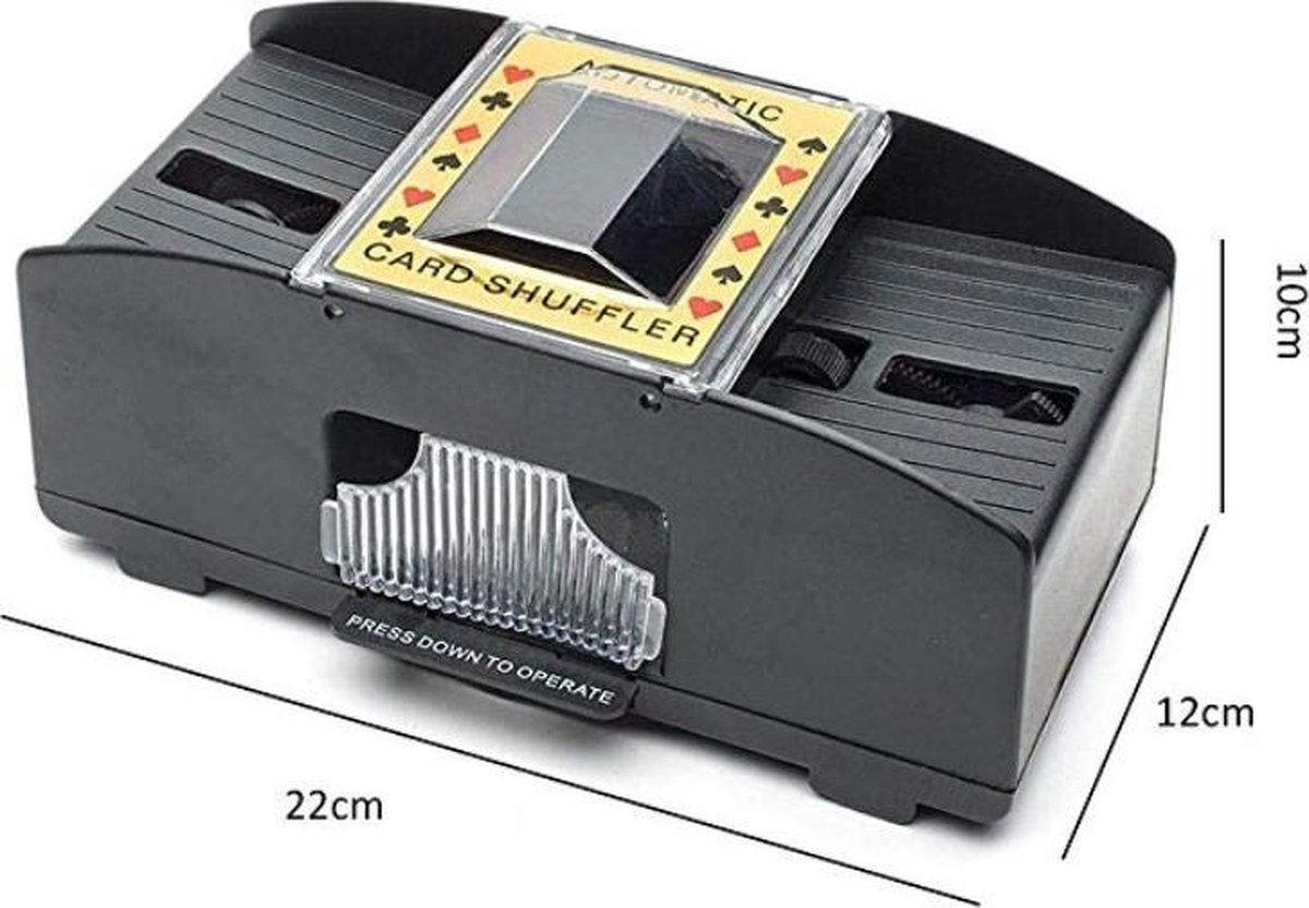 Automatische kaartenschudmachine – Elektrische Kaartenschudder - Inclusief  batterijen... | bol.com