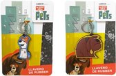 Secret Life of Pets rubberen sleutelhanger Max - Duke