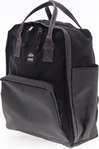 Sealand Buddy L Rugzak - Handgemaakte Backpack van upcycled canvas - Weerbestendig - 18L - Zwart