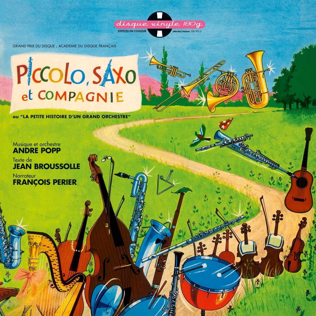 Piccolo,Saxo&Cie Ou La Petite Histo, Andre Popp Vinyles (album) Musique