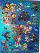 Glitter stickers Paw Patrol Blauw