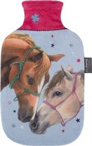 Warm water kruik - Hoes met paarden