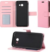 Samsung A5 (2017) Flip Wallet Hoesje Cover Book Case Hoes - Licht Roze