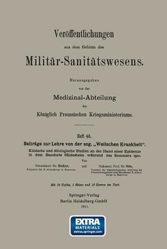 Beiträge Zur Lehre Von Der Sog. weilschen Krankheit