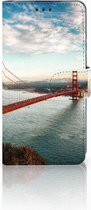 Huawei P30 Boekhoesje Design Golden Gate Bridge
