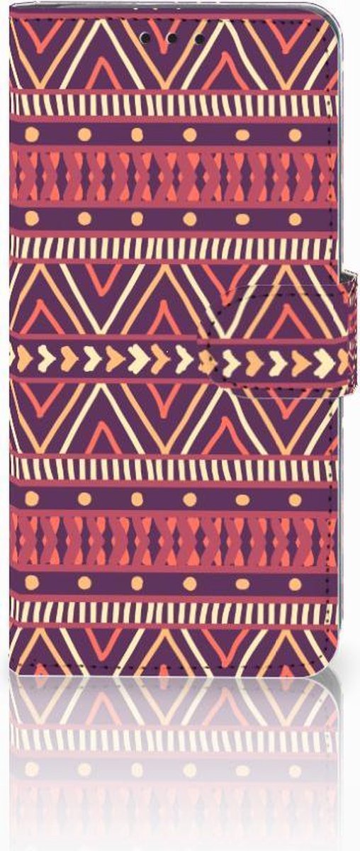 Huawei P30 Pro Telefoon Hoesje Aztec Paars
