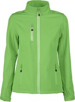 Printer Softshell Jas Vert Lady 2261050 Limoen - Maat XS