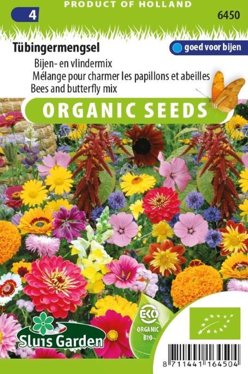 Sluis Garden -Tübingermengsel, Bijen- en vlindermix biologisch