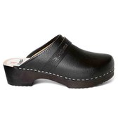 Strovels 303 Open Hak klomp PU zool - zwart - 45