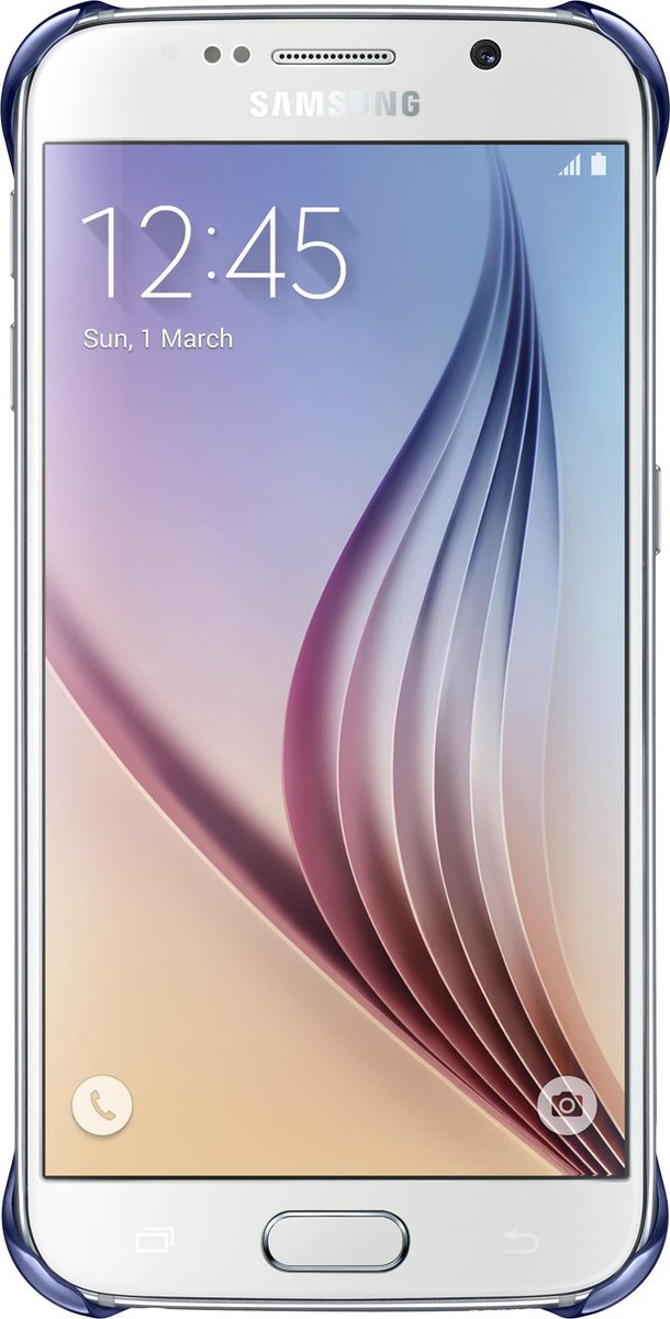 Samsung Clear Cover voor Samsung Galaxy S6 - donkerblauw