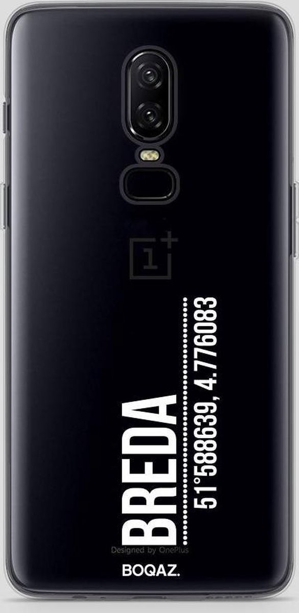 BOQAZ. OnePlus 6 hoesje - BredaTPU soft case