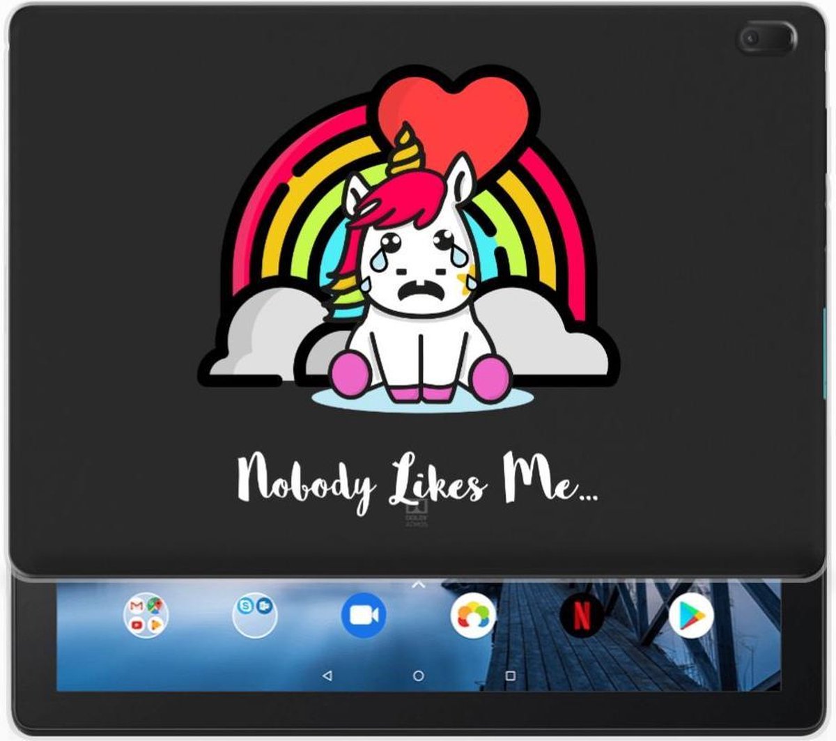 Lenovo Tab E10 Tablet Back Cover Unicorn Nobody