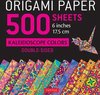 Origami Paper 500 Sheets Kaleidoscope Patterns 6'' (15 CM)