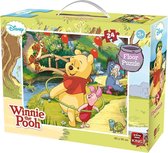 Disney Winnie the Poeh Vloerpuzzel (60 x 50 cm) - 24 Stukjes - Grote Puzzel