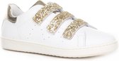 Superstar - Supe M.Schoen Met Velcro 1475w - Gesloten Schoenen - Meisjes - Wit - Grijs - Bianco/Grey