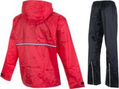 AGU Passat Regenpak - Unisex - Maat L - Rood/ Zwart