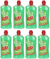 AJAX Allesreiniger Limoen - 1000 ml - 8 stuks