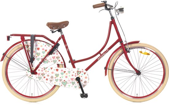 Popal Omafiets inch - Rood |