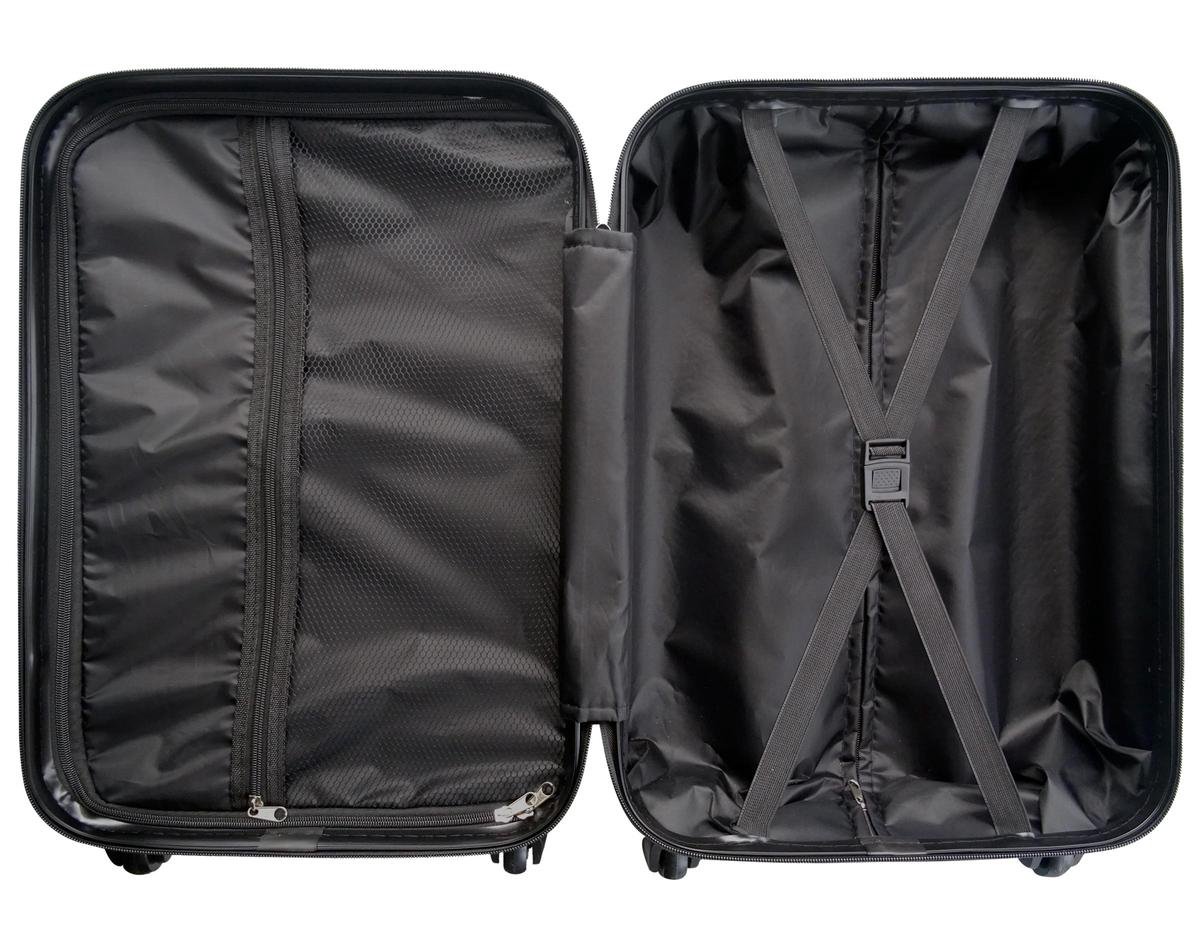 Handbagage koffer - Globeless - TSA slot - 55x35x20cm - IATA standaard  trolley - Zwart | bol
