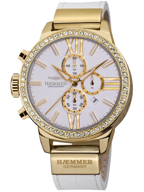 Haemmer DSC 05 Diamante Ladies Chronograph 45mm 10ATM bol