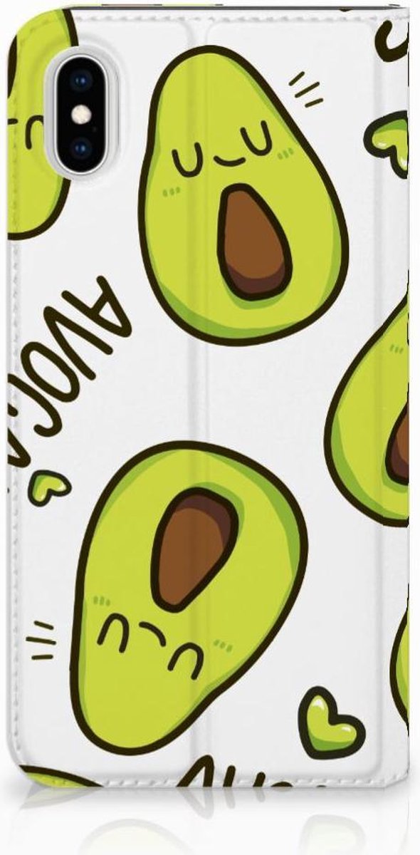 Apple iPhone Xs Max Magnet Case Avocado Singing