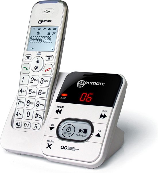 Téléphone sans fil GEEMARC AmpliDECT 295 avec AMPLIFICATION 30 dB pour  les... | bol