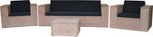 Sanderswoodworks Santa Monica Loungeset Douglas hout - met kussens