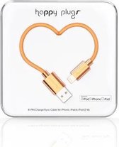 Happy Plugs Lightning laad/synchro kabel 2m rose gold