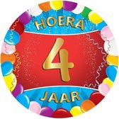 Gekleurde onderzetters 4 jaar