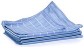 Aqua Laser 6-Delige Glasdoekenset Bamboe Blauw