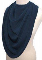 Bibetta Pashmina Slabservet - Donkerblauw