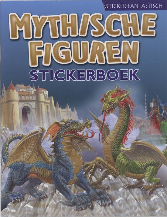 Cover van het boek 'Mythische figuren  Stickerboek'
