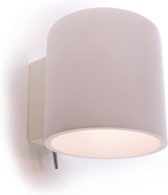 Zoomoi - - wandlamp - gips - overschilderbaar - wit | bol.com