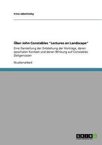 UEber John Constables Lectures on Landscape